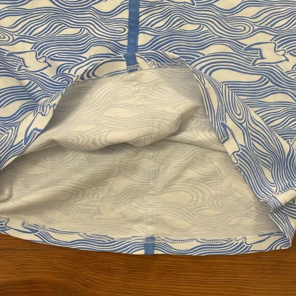 The Beaufort Bonnet Company TBBC Girls Dress Blue Wave Seagull Print Size 6 - Picture 4 of 10